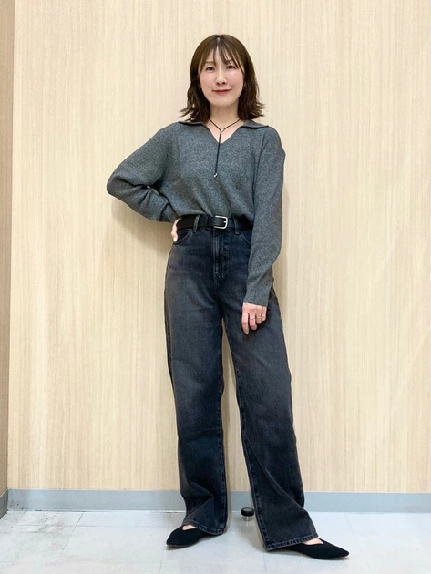 Пуловер женский Uniqlo 884303109 S Серый (1159856751) - изображение 9