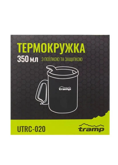 Термокухоль TRAMP з поїлкою та защіпкою 325мл (UTRC-020 olive) - зображення 5