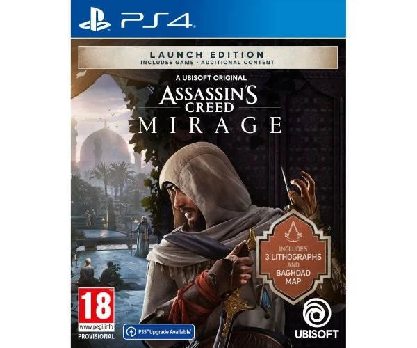 Диск для PlayStation 4 - Assassin's Creed Mirage Launch Edition, російські субтитри - Фото 1 Диск для PlayStation 4 - Assassin's Creed Mirage Launch Edition, російські субтитри - зображення 1