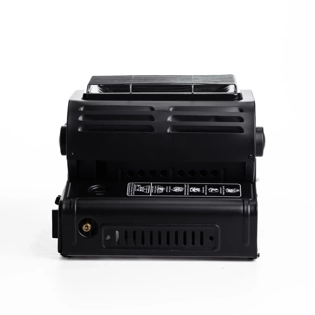 Обогреватель газовый туристический Yiwu HP-DS3-8 Black портативный с пьезоподжигом 1300 Вт ( 107-80-HP-DS3-8) - Фото 3 Обогреватель газовый туристический Yiwu HP-DS3-8 Black портативный с пьезоподжигом 1300 Вт ( 107-80-HP-DS3-8) - изображение 3