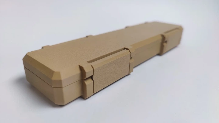 Пенал Для Карандашей Pencil Box Хаки 20 См 3Д Печать - Фото 1 Пенал Для Карандашей Pencil Box Хаки 20 См 3Д Печать - изображение 1