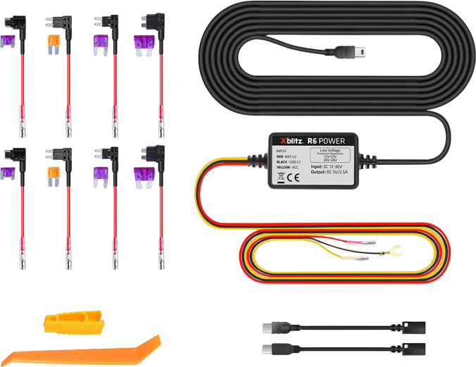 Adapter samochodowy Xblitz R6 Power do kamer samocodowych (5902479674667) - obraz 2