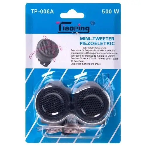 Автомобільні колонки Tiaoping TP-006A високочастотні твітери 150W 2 шт Black (3_08027) - зображення 7