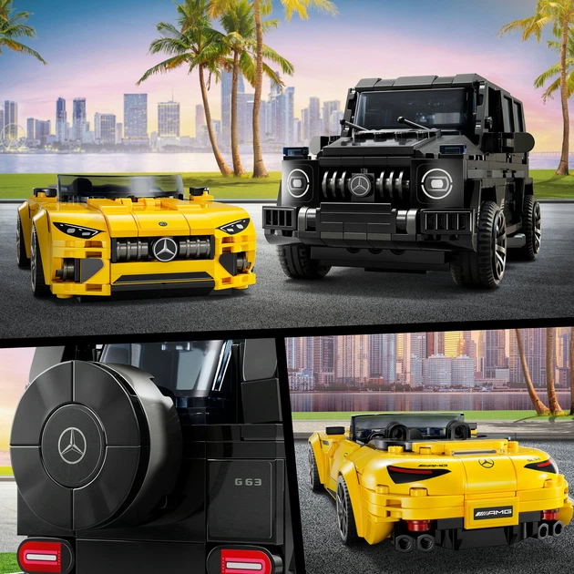 Конструктор LEGO Speed Champions Mercedes-AMG G 63 и Mercedes-AMG