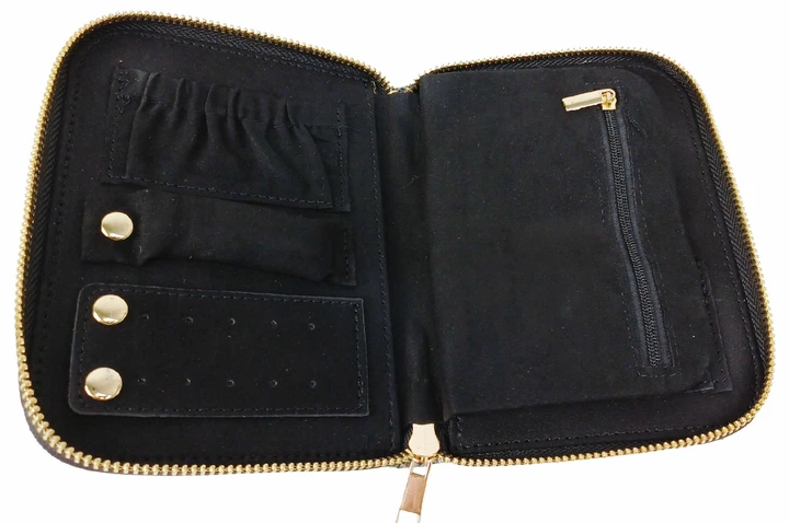 Органайзер футляр для украшений драгоценностей Travel Jewelry Case 3208352 серый - Фото 5 Органайзер футляр для украшений драгоценностей Travel Jewelry Case 3208352 серый - изображение 5
