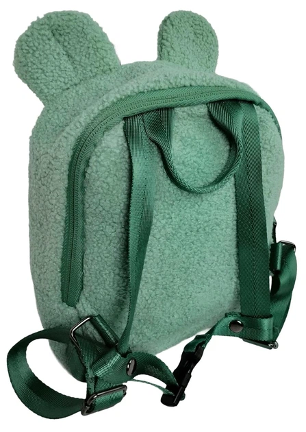 Маленький детский плюшевый рюкзак Тедди Teddy-Rucksack Riciclo 4061464836020 зеленый - изображение 7