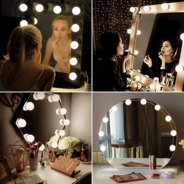 Подсветка для зеркала Vanity Mirror Lights с пультом 10 LED ламп RGB с регулировкой яркости и цвета - изображение 6