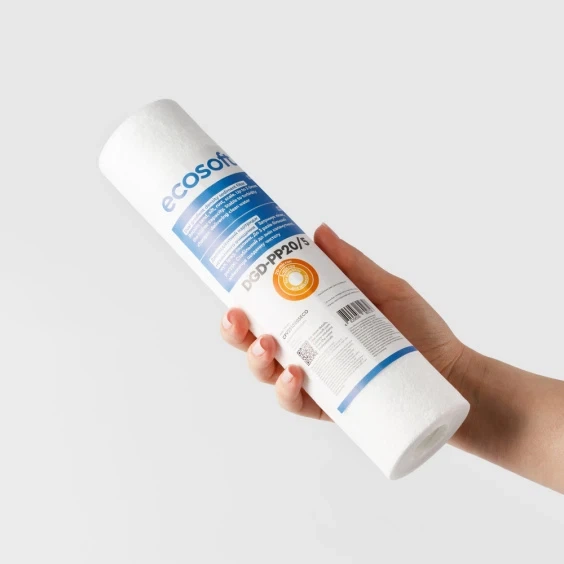 Картридж Ecosoft CPV2510205ECO 2.5"x10" 20-5 мкм двух градиентный из вспененного полипропилена - изображение 2