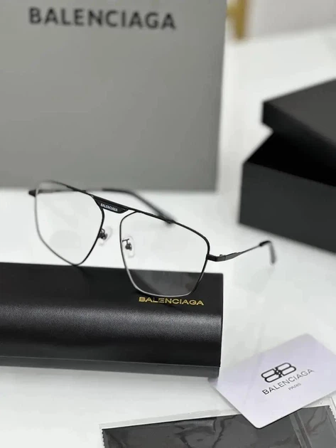 Солнцезащитные очки с логотипом BALENCIAGA BB0246SA-004 61 Черный - изображение 3
