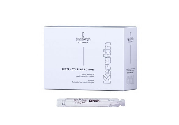 Відновлююча ампула для пошкодженого волосся з кератином Envie Luxury Keratin Restructuring Lotion - Фото 1 Відновлююча ампула для пошкодженого волосся з кератином Envie Luxury Keratin Restructuring Lotion - зображення 1