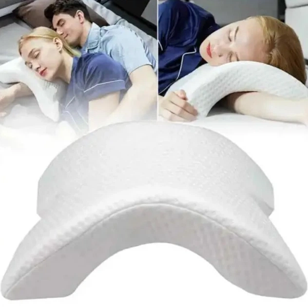 Ортопедична подушка Bautech Memory Foam Pillow 35x30x13 см Білий (2104619330) - Фото 4 Ортопедична подушка Bautech Memory Foam Pillow 35x30x13 см Білий (2104619330) - изображение 4