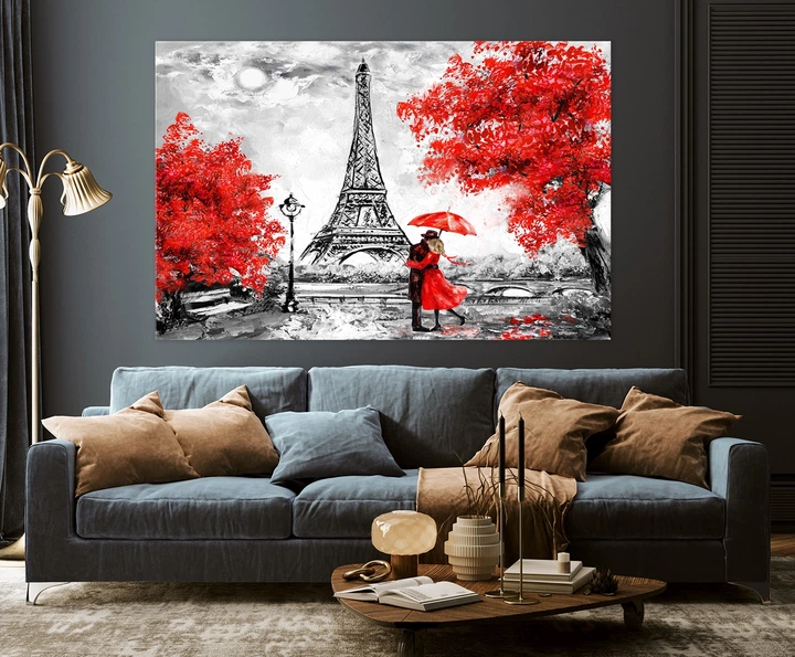 Картина на полотні Art Dekors Париж пара30x60 см MLP 10 - изображение 4