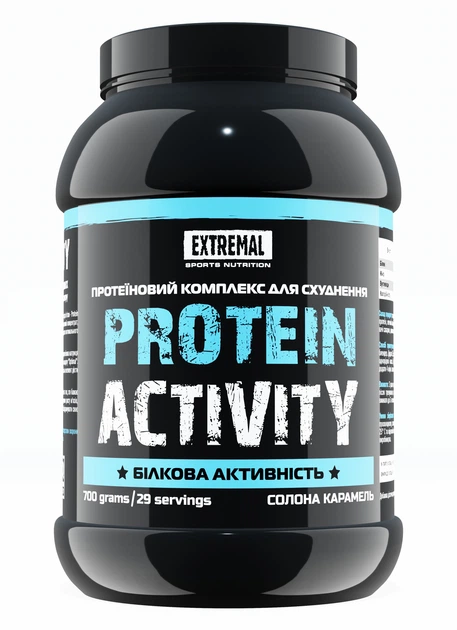 Протеїн комплексний для м’язів і схуднення Extremal Protein Activity 700 г Солона карамель (hub_uhfsav) - Фото 1 Протеїн комплексний для м’язів і схуднення Extremal Protein Activity 700 г Солона карамель (hub_uhfsav) - изображение 1