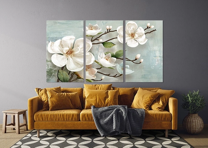 Картина модульна Art Dekors Біла Орхідея 70х130 см АRT-309 3A - зображення 3