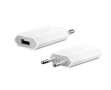 СЗУ адаптер 220V 1 USB 5V-0.5A плоский - Фото 1 СЗУ адаптер 220V 1 USB 5V-0.5A плоский - изображение 1