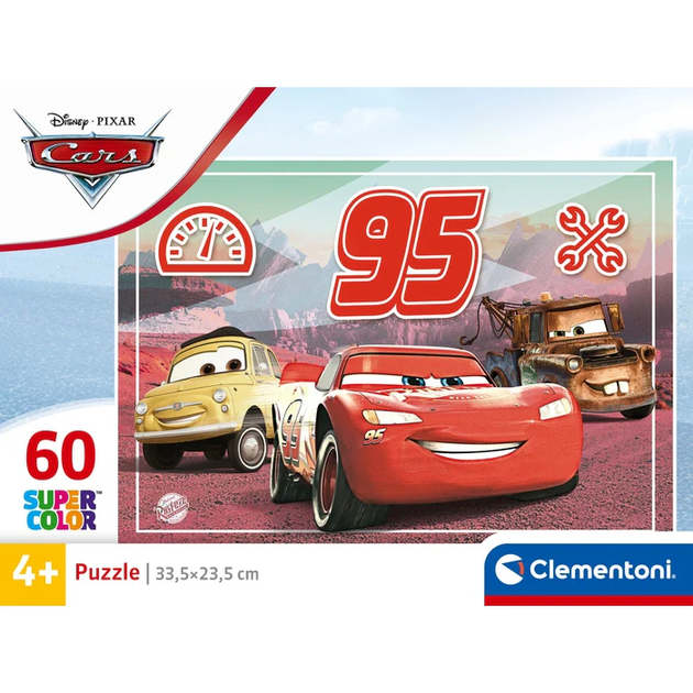 Пазл Clementoni: SuperColor — Disney Cars / Тачки (60 элементов) — 26317 - изображение 2