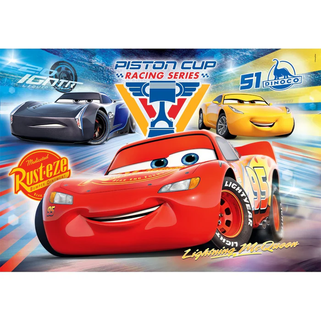 Пазл Clementoni: SuperColor — Disney Cars / Тачки (104 элемента) — 25047 - изображение 2