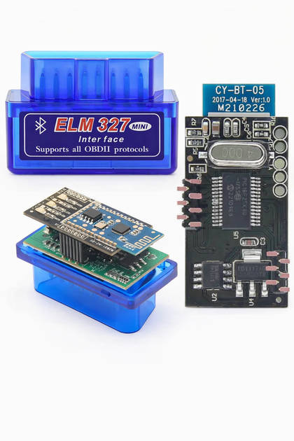 Elm327 OBD2 обд 2 сканер елм327 mini Bluetooth для диагностики авто разъём адаптер ошибок двигателя автомобиля Check Engine через смартфон - изображение 5
