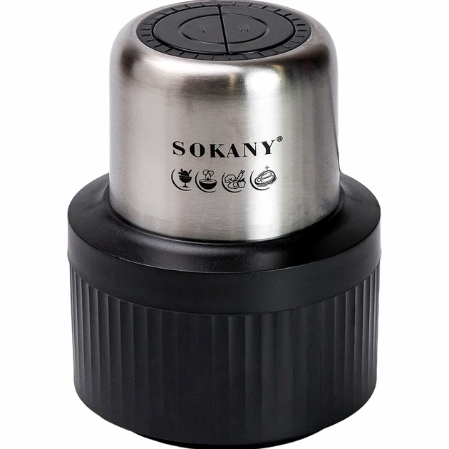 Чоппер измельчитель Sokany SKYM7032B 800 Вт 2 чаши 0,5 и 1,5 литра черный для мяса овощей фруктов - изображение 5