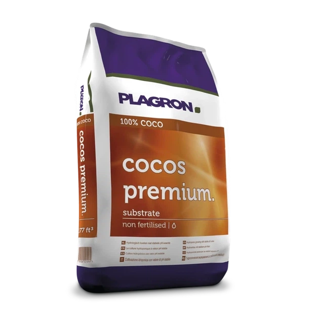Plagron Cocos Premium 50L універсальний кокосовий субстрат - Фото 1 Plagron Cocos Premium 50L універсальний кокосовий субстрат - зображення 1