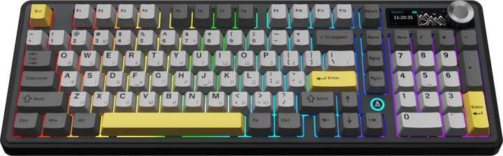 Клавіатура Ajazz AK980 V2 Gift Switch V2 Black (AK980-V2-G-BGY) - Фото 1 Клавіатура Ajazz AK980 V2 Gift Switch V2 Black (AK980-V2-G-BGY) - зображення 1