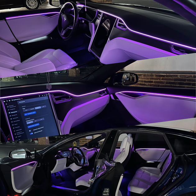 Динамическая 18в1 Контурная Ambient подсветка салона авто Symphony - изображение 8