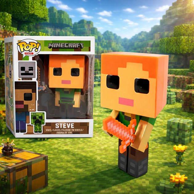 Фигурка Pop It Minecraft антистресс игрушка 18892-4 - Фото 1 Фигурка Pop It Minecraft антистресс игрушка 18892-4 - изображение 1