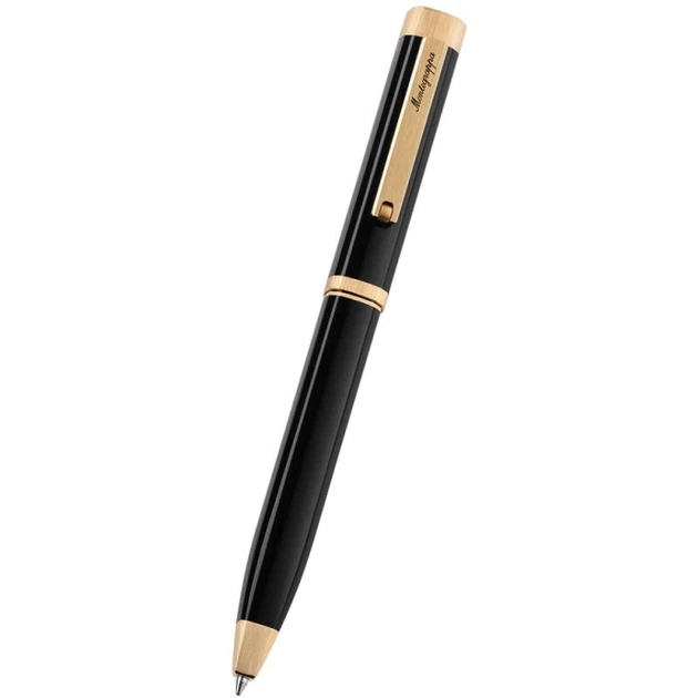 Ручка шариковая Montegrappa QUATTRO Black GT BP ISZ4IBIY - Фото 2 Ручка шариковая Montegrappa QUATTRO Black GT BP ISZ4IBIY - изображение 2