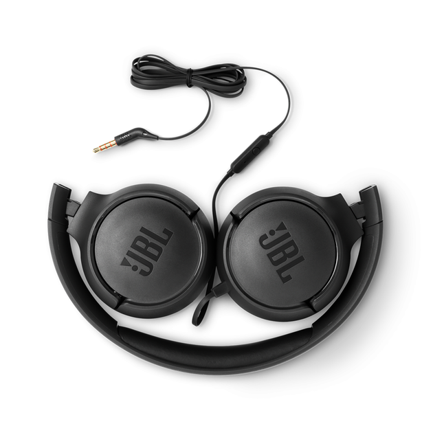 Дротові навушники JBL Tune 500 (JBLT500BLK) 3.5mm, 1.2m, Black UA UCRF - зображення 5