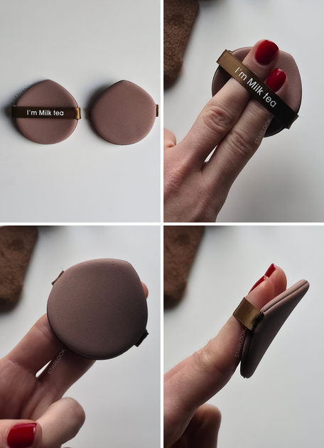 Спонж для кушона коричневый Pro Cushion Sponge Latex-Free Blender I'm Milk Tea - изображение 7