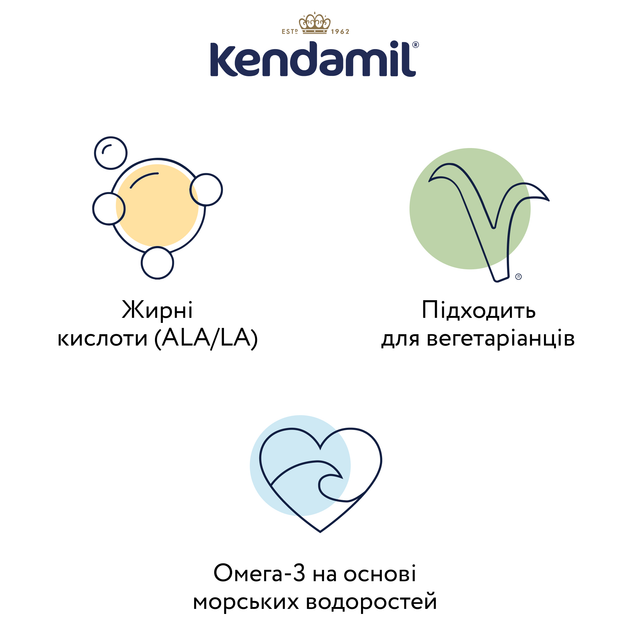 Суха молочна суміш проти кольок і закрепів Kendamil Comfort, 0-12 міс., 800 г - зображення 4