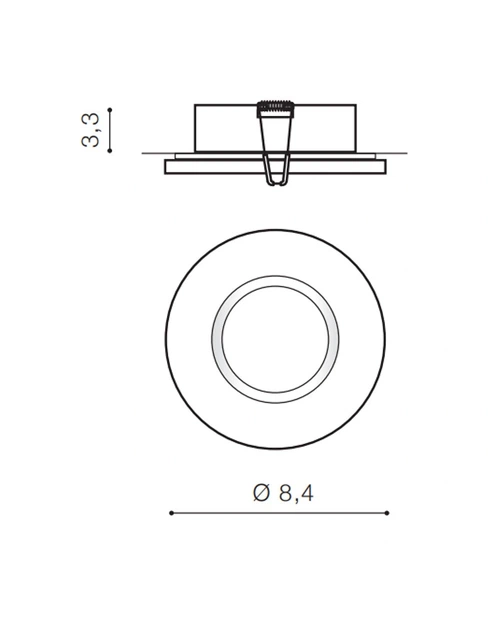 Точковий світильник Azzardo AZ2865 Ika Round GU10 1x50W IP65 білий - зображення 5