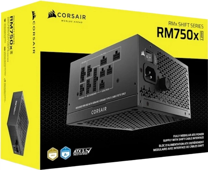 Блок живлення Corsair RM750x Shift ATX 3.1 750W (CP-9020298-EU) - зображення 2