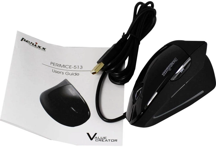 Mysz Perixx PERIMICE-513 USB Black (4049571651316) - obraz 4