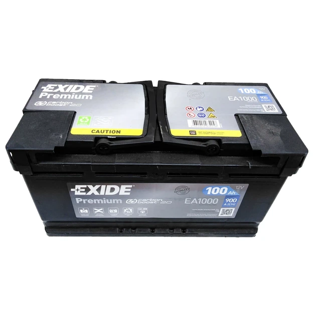 Аккумулятор для автомобиля EXIDE 12V 100AH 900A R[+] 353х175х190 (EA1000) - изображение 2