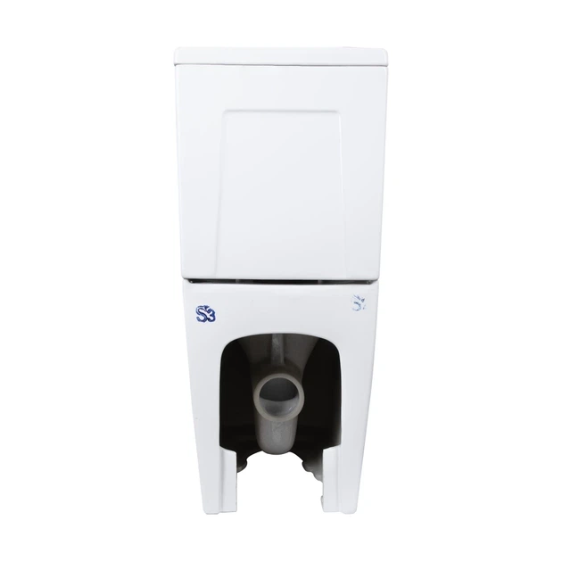 Унитаз-компакт Mixxus Premium Quadro-0401-R 610x365x825mm, система смыва RIMLESS - Фото 5 Унитаз-компакт Mixxus Premium Quadro-0401-R 610x365x825mm, система смыва RIMLESS - изображение 5