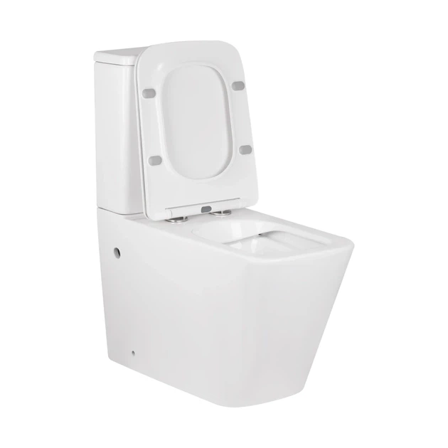 Унитаз-компакт Mixxus Premium Quadro-0402-R 675x390x855mm, система смыва RIMLESS - изображение 5