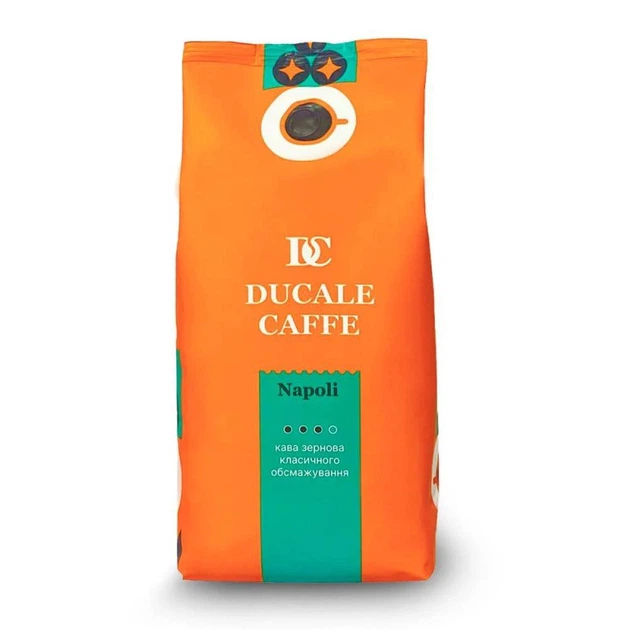 Кава зернова Ducale Napoli 1кг - Фото 1 Кава зернова Ducale Napoli 1кг - зображення 1