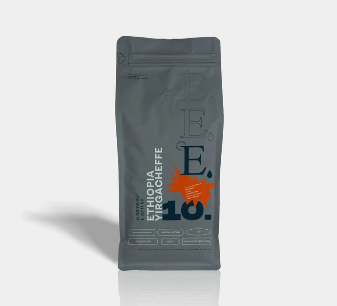 Кава зернова Escobar Ethiopia Yirgacheffe 1кг - Фото 1 Кава зернова Escobar Ethiopia Yirgacheffe 1кг - зображення 1