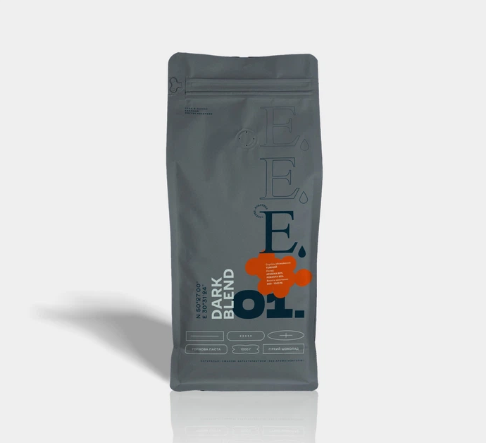 Кофе зерновой Escobar Dark Blend 1кг - Фото 1 Кофе зерновой Escobar Dark Blend 1кг - изображение 1