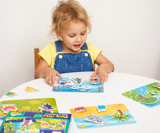 Обучающая игра Какое время года Vladi Toys VT1302-25 развивающая игра на липучках для детей 2+ - изображение 3