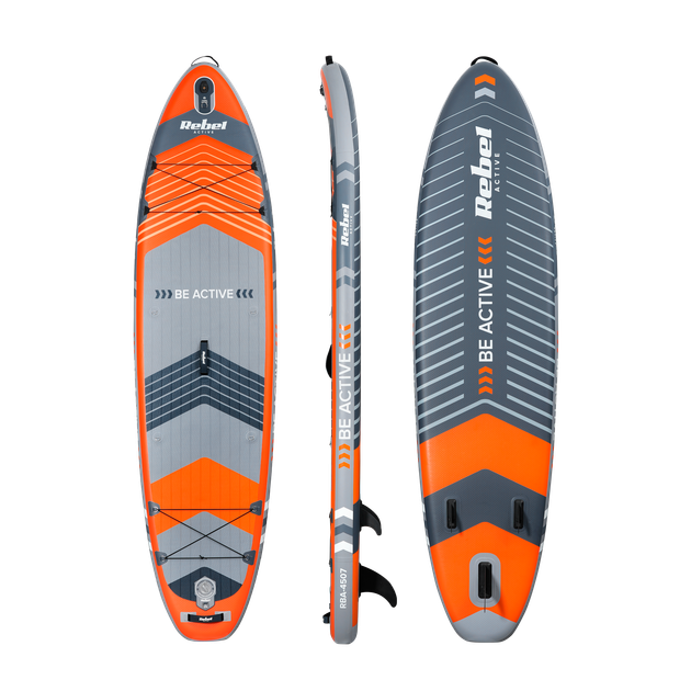 SUP дошка Rebel RBA-4507-OR 335 см - Фото 2 SUP дошка Rebel RBA-4507-OR 335 см - изображение 2