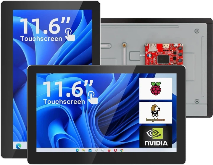 Монитор портативный сенсорный 11.6" ELECROW CrowVision IPS 60 Гц Б/В - изображение 6