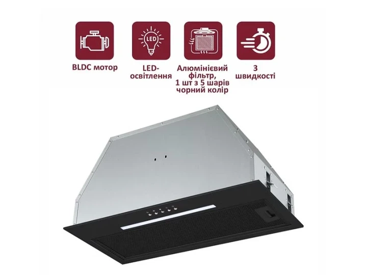 Витяжка вбудована Prime Technics PVBI 10061 B - изображение 2