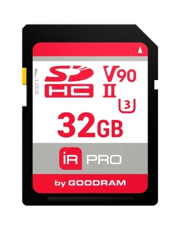 Карта памяти SDHC, 32Gb, Goodram IRDM PRO S9B0 (IRP-S9B0-0320R11) - изображение 3
