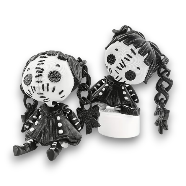 Подвижная фигурка «Кукла в готическом стиле» (3D-печать) - Фото 3 Подвижная фигурка «Кукла в готическом стиле» (3D-печать) - изображение 3