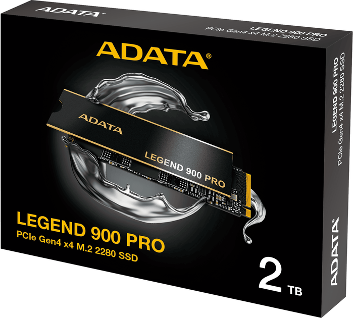 Dysk SSD ADATA Legend 900 Pro 2TB M.2 2280 NVMe 1.4 PCIe 4.0 x4 3D NAND (SLEG-900P-2TCS) - obraz 2