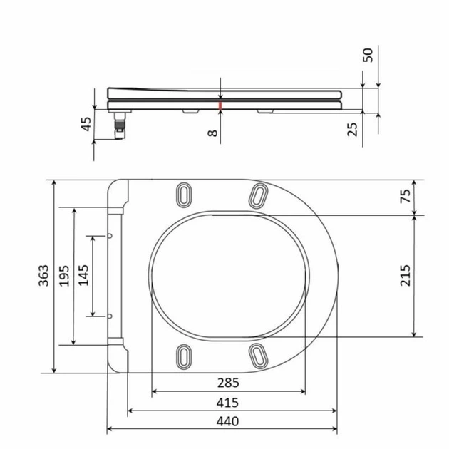 Сиденье для унитаза Qtap (Robin, Scorpio) с микролифтом Slim QT99U184UF450MB - Фото 2 Сиденье для унитаза Qtap (Robin, Scorpio) с микролифтом Slim QT99U184UF450MB - изображение 2