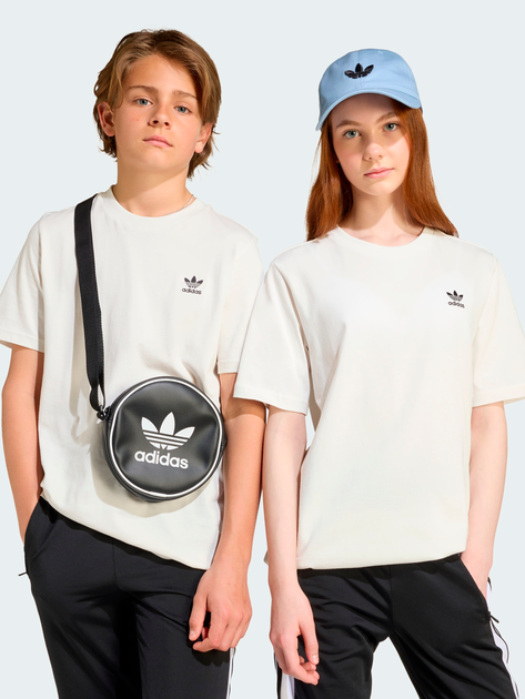 Подростковая футболка Adidas Tee IX5266 146 см Cloud White (4067893607613) - изображение 2