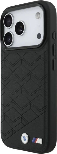 Etui BMW M Shape Logo MagSafe do Apple iPhone 17 Pro Black (BMHMP17L25PCSSPK) - obraz 2